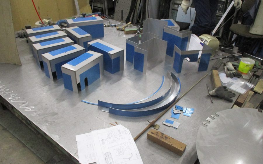 溶接加工による構造物